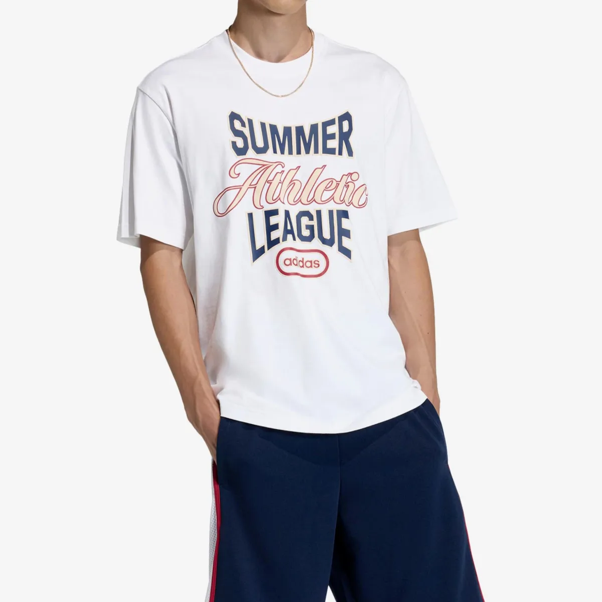 Camiseta Summer League Varsity GFX Blanca